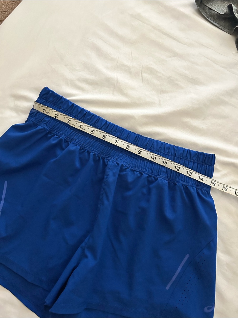 Asics Blue Performance Shorts - Picture 4 of 5